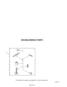05 - Miscellaneous parts for Whirlpool Washer 3LA5580XSW0 from AppliancePartsPros.com
