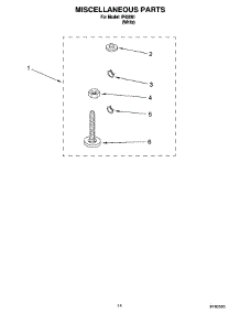 10 - Miscellaneous  Parts, Optional Parts (Not Included) parts for Whirlpool Washer IP45001 from AppliancePartsPros.com