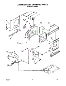 02 - Air Flow And Control parts for Whirlpool Air Conditioner ACM492XA0 from AppliancePartsPros.com