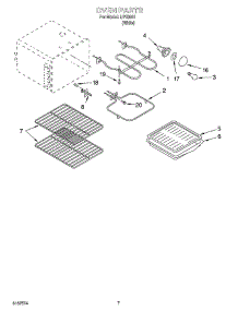 05 - Oven Parts, Miscellaneous Parts parts for Whirlpool Range IJP85801 from AppliancePartsPros.com