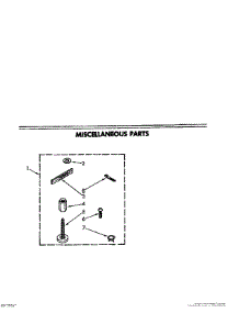 05 - Miscellaneous parts for Whirlpool Washer LA5599XPW4 from AppliancePartsPros.com
