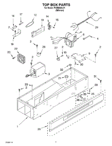 04 - Top Box Parts parts for Whirlpool Personal Valet System PVBM600LY1 from AppliancePartsPros.com