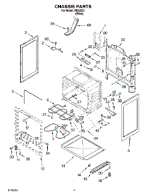 03 - Chassis Parts parts for Whirlpool Range IRE82301 from AppliancePartsPros.com