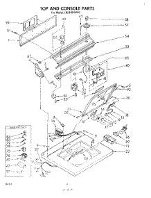 03 - Top And Console parts for Whirlpool Washer LB5300XKW0 from AppliancePartsPros.com