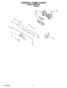 04 - Control Panel Parts parts for Whirlpool Oven IBD550PRS04 from AppliancePartsPros.com