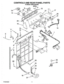 02 - Controls And Rear Panel Parts parts for Whirlpool Washer CAWS14234VQ0 from AppliancePartsPros.com