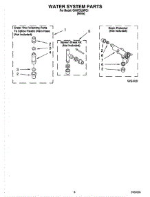 05 - Water System Parts parts for Whirlpool Washer CAWC529PQ1 from AppliancePartsPros.com