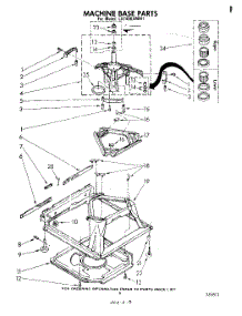 07 - Machine Base parts for Whirlpool Washer LA7400XMW1 from AppliancePartsPros.com