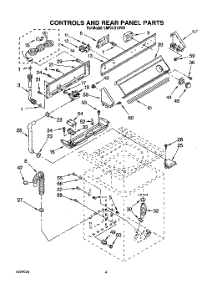 03 - Controls And Rear Panel parts for Whirlpool Washer LMR4131AN0 from AppliancePartsPros.com