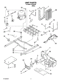 07 - Unit Parts parts for Whirlpool Refrigerator IVS225300 from AppliancePartsPros.com