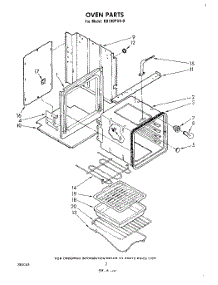 02 - Section parts for Whirlpool Oven RB100PXK0 from AppliancePartsPros.com