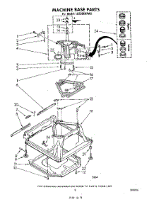 07 - Machine Base parts for Whirlpool Washer LA5300XPW2 from AppliancePartsPros.com