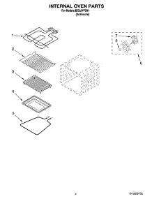03 - Internal Oven Parts parts for Whirlpool Oven IBS224PSM1 from AppliancePartsPros.com