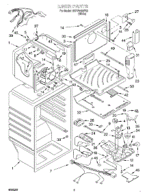 03 - Liner parts for Whirlpool Refrigerator 3XKVN490F03 from AppliancePartsPros.com