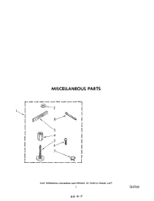 05 - Miscellaneous parts for Whirlpool Washer LA5300XPW5 from AppliancePartsPros.com