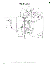 05 - Cabinet parts for Whirlpool Washer LA6800XPW0 from AppliancePartsPros.com