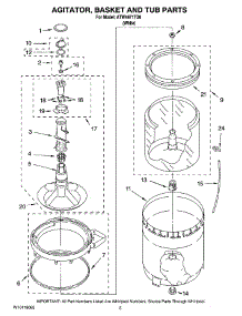03 - Agitator, Basket And Tub Parts parts for Maytag Washer ATW4471TQ0 from AppliancePartsPros.com