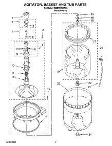 03 - Agitator, Basket And Tub Parts parts for Maytag Washer 7MMPD6845TM0 from AppliancePartsPros.com