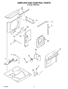 02 - Air Flow And Control parts for Whirlpool Air Conditioner CAR21CSL0 from AppliancePartsPros.com
