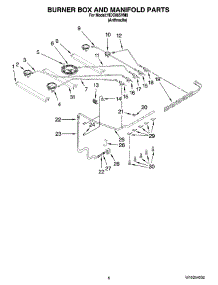07 - Burner Box And Manifold Parts parts for Whirlpool Range YIDC865VM0 from AppliancePartsPros.com
