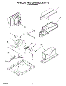 02 - Airflow And Control Parts parts for Whirlpool Air Conditioner CA15WYR1 from AppliancePartsPros.com