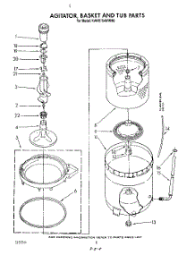 06 - Agitator, Basket And Tub parts for Kitchenaid Washer KAWE764WAL0 from AppliancePartsPros.com
