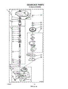 10 - Gearcase parts for Whirlpool Washer LA7900XSW2 from AppliancePartsPros.com