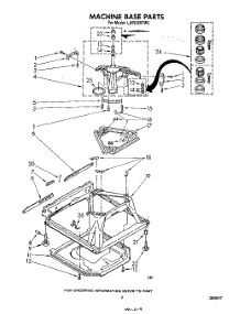 07 - Machine Base parts for Whirlpool Washer LA5530XPW2 from AppliancePartsPros.com