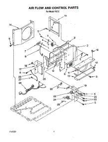 03 - Air Flow And Control parts for Whirlpool Air Conditioner R1212 from AppliancePartsPros.com