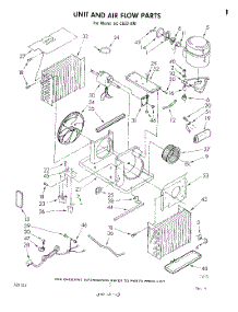 02 - Section parts for Whirlpool Air Conditioner ACC632XM from AppliancePartsPros.com