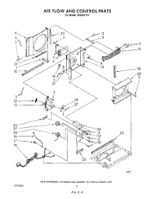 03 - Air Flow And Control parts for Whirlpool Air Conditioner AR0501XT1 from AppliancePartsPros.com