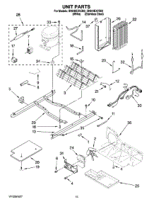 09 - Unit Parts parts for Whirlpool Refrigerator ID5HHEXVS02 from AppliancePartsPros.com