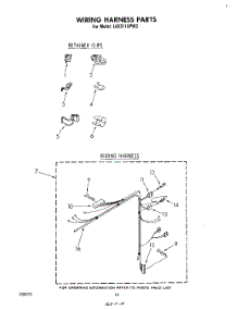 08 - Wiring Harness parts for Whirlpool Washer LA5311XPW3 from AppliancePartsPros.com