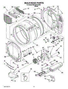 03 - Bulkhead Parts parts for Maytag Dryer MDE22PDAZW0 from AppliancePartsPros.com