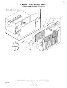 04 - Section parts for Whirlpool Air Conditioner ACW104XP0 from AppliancePartsPros.com