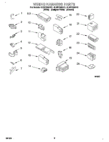 07 - Wiring Harness parts for Whirlpool Washer 4LBR7255AQ1 from AppliancePartsPros.com