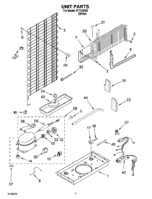 04 - Unit Parts parts for Whirlpool Refrigerator IPT164302 from AppliancePartsPros.com