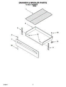 05 - Drawer & Broiler Parts, Optional Parts (Not Included) parts for Whirlpool Range YIES366SQ0 from AppliancePartsPros.com