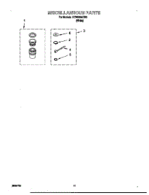 08 - Miscellaneous, Lit / Optional parts for Whirlpool Washer CCW5264EW0 from AppliancePartsPros.com