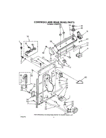 03 - Controls And Rear Panel parts for Whirlpool Washer LA5558XTF1 from AppliancePartsPros.com