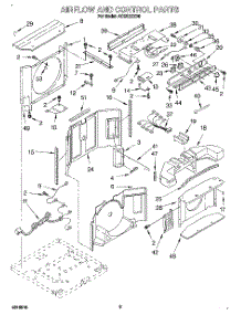 02 - Airflow And Control parts for Whirlpool Air Conditioner ACH122XD0 from AppliancePartsPros.com