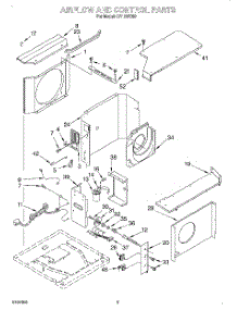 02 - Airflow And Control parts for Whirlpool Air Conditioner CA18WC90 from AppliancePartsPros.com