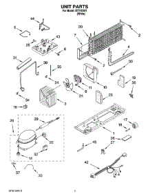 04 - Unit Parts parts for Whirlpool Refrigerator IST183301 from AppliancePartsPros.com