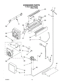 11 - Ice Maker, Optional parts for Whirlpool Refrigerator 3KED0FHQKQ00 from AppliancePartsPros.com