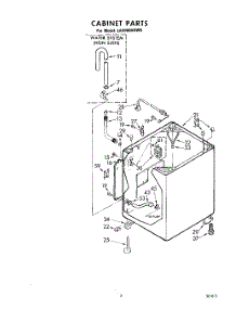 05 - Cabinet parts for Whirlpool Washer LA4000XKW0 from AppliancePartsPros.com