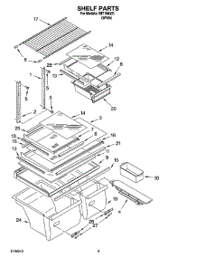 05 - Shelf Parts, Optional Parts parts for Whirlpool Refrigerator IMT188301 from AppliancePartsPros.com