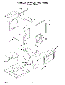 02 - Airflow And Control Parts parts for Whirlpool Air Conditioner CA18WCL1 from AppliancePartsPros.com