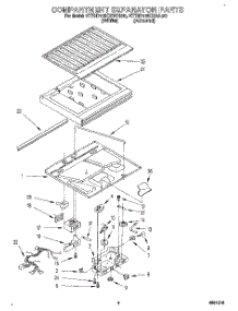 03 - Compartment Separator parts for Kitchenaid Refrigerator KTRD18KXAL30 from AppliancePartsPros.com