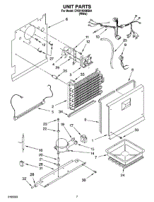 04 - Unit Parts, Optional Parts (Not Included) parts for Whirlpool Freezer EV201NXMQ04 from AppliancePartsPros.com