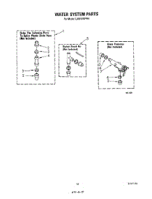 11 - Water System parts for Whirlpool Washer LA5550XPW4 from AppliancePartsPros.com